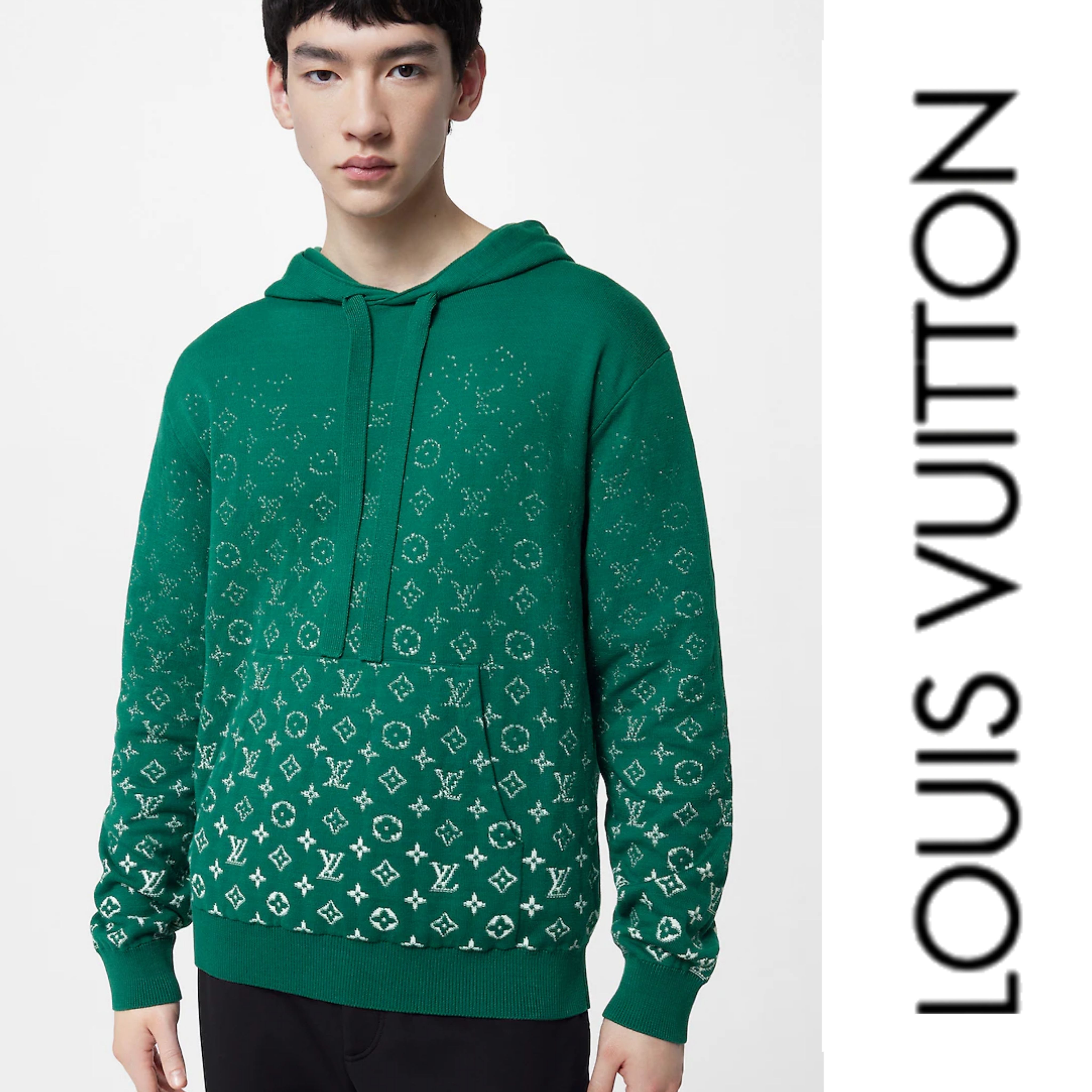 2023AW 即納 LV ルイヴィトン モノグラムグラディエントフーディ