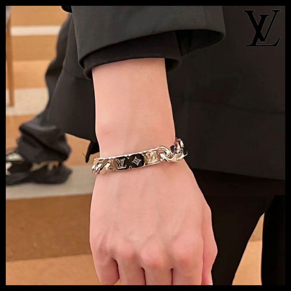 光沢感あるチェーンが美しい♪】ルイヴィトン☆ブレスレット (Louis