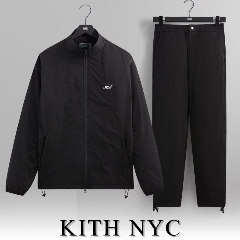 セットアップ】KITH Wrinkle Nylon TRACKJACKET & PANTS (KITH NYC