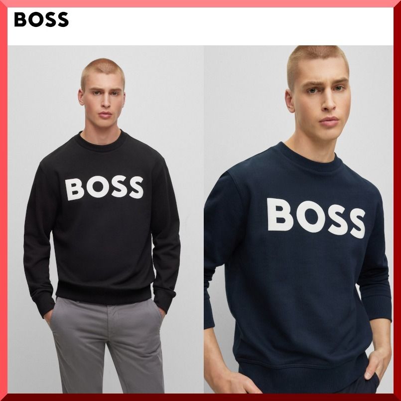 大谷選手愛用【BOSS】ユニセックス ロゴ スウェット 関/送込み (Hugo