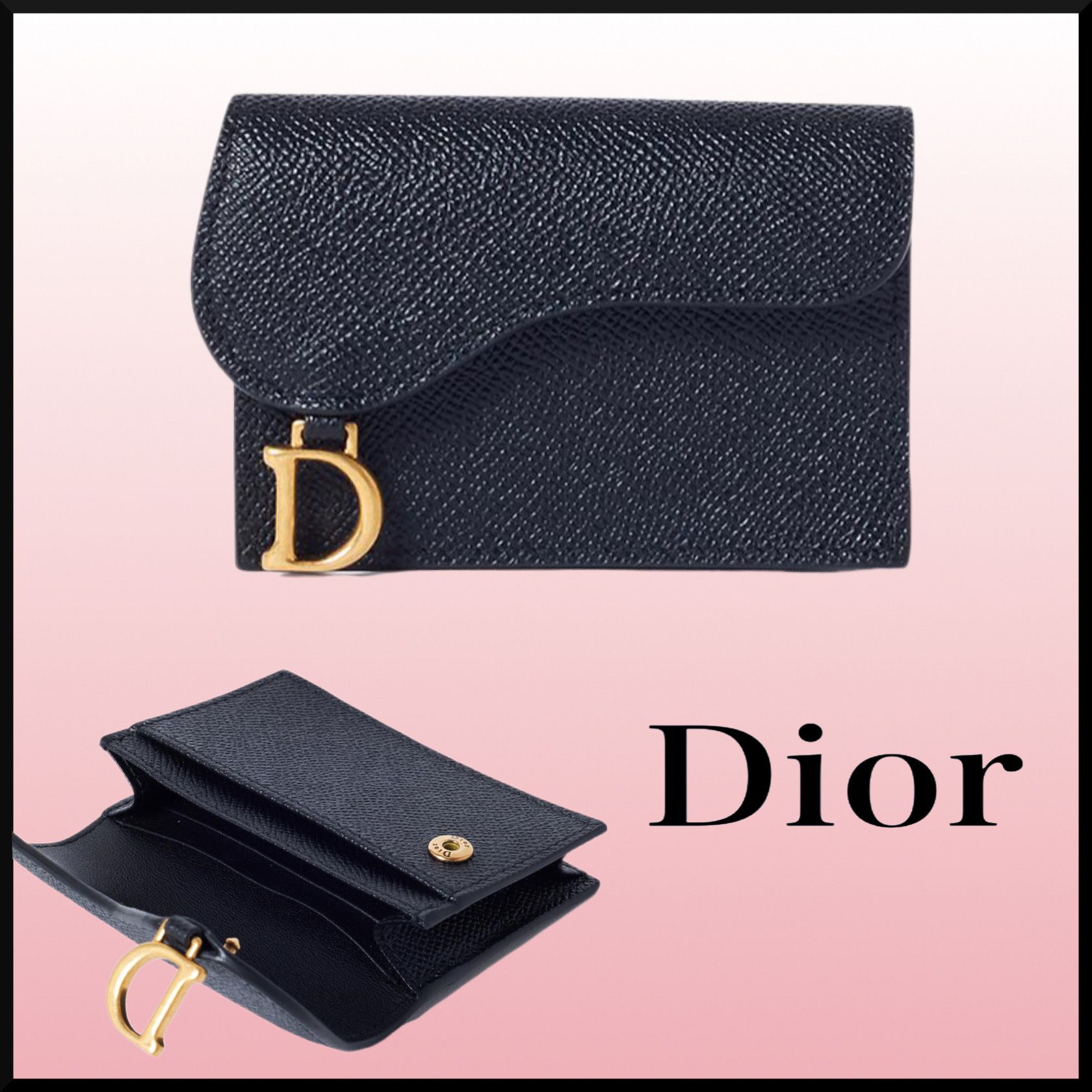 上品☆ Dior SADDLE カードケース 名刺入れ レディース シンプル (Dior