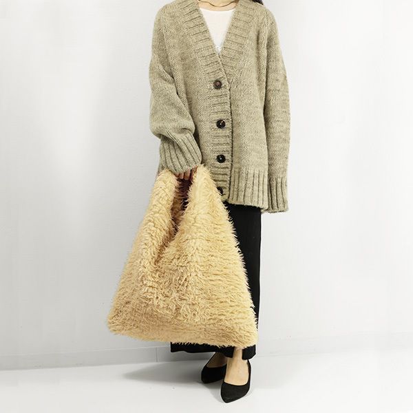 MM6 エムエムシックス ジャパニーズ トート フェイクファー 鞄 (MM6