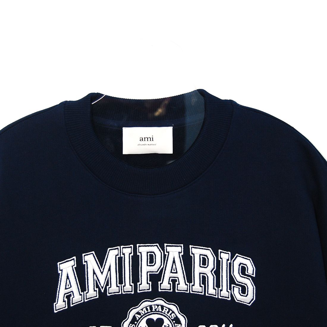 関税負担なし☆AMI PARIS アミ パリス ロゴ トレーナー男女兼用 (AMI