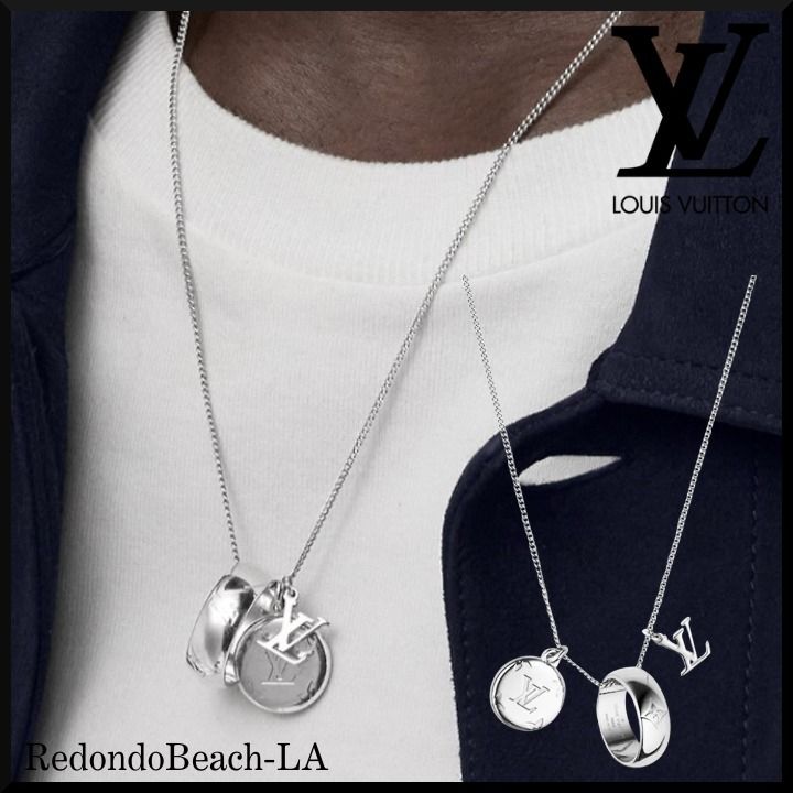 指輪にもなる】LOUIS VUITTON☆リング ネックレス モノグラム (Louis