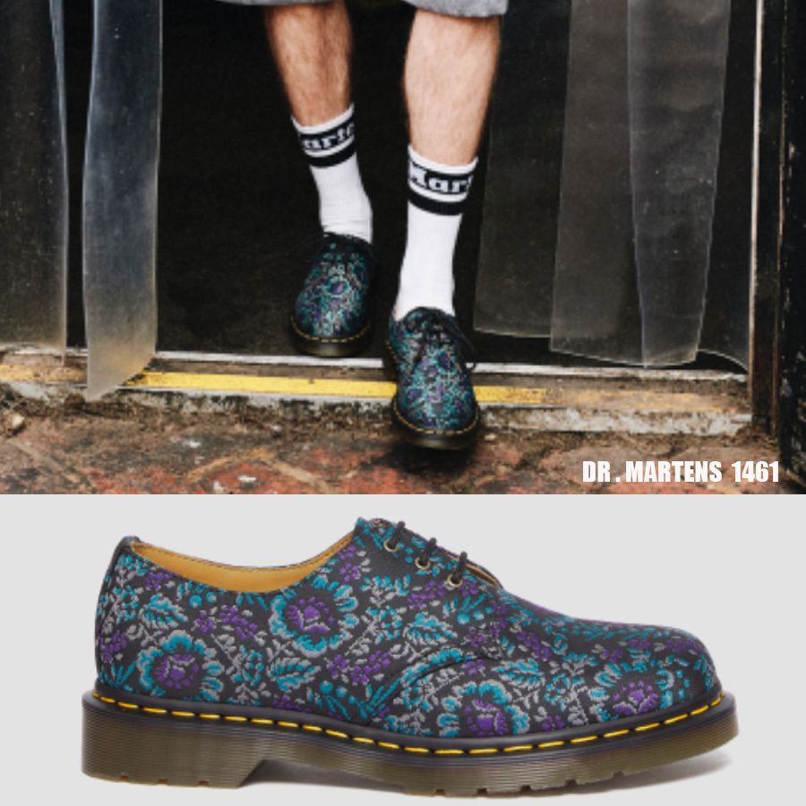Dr Martens☆1461☆3 ホール☆花柄 (Dr.Martens/ローファー