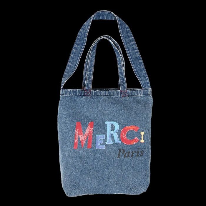 Merci♥Jean Michel トートバッグ ORganic 綿 ∽ パリ発☆ (Merci/エコ
