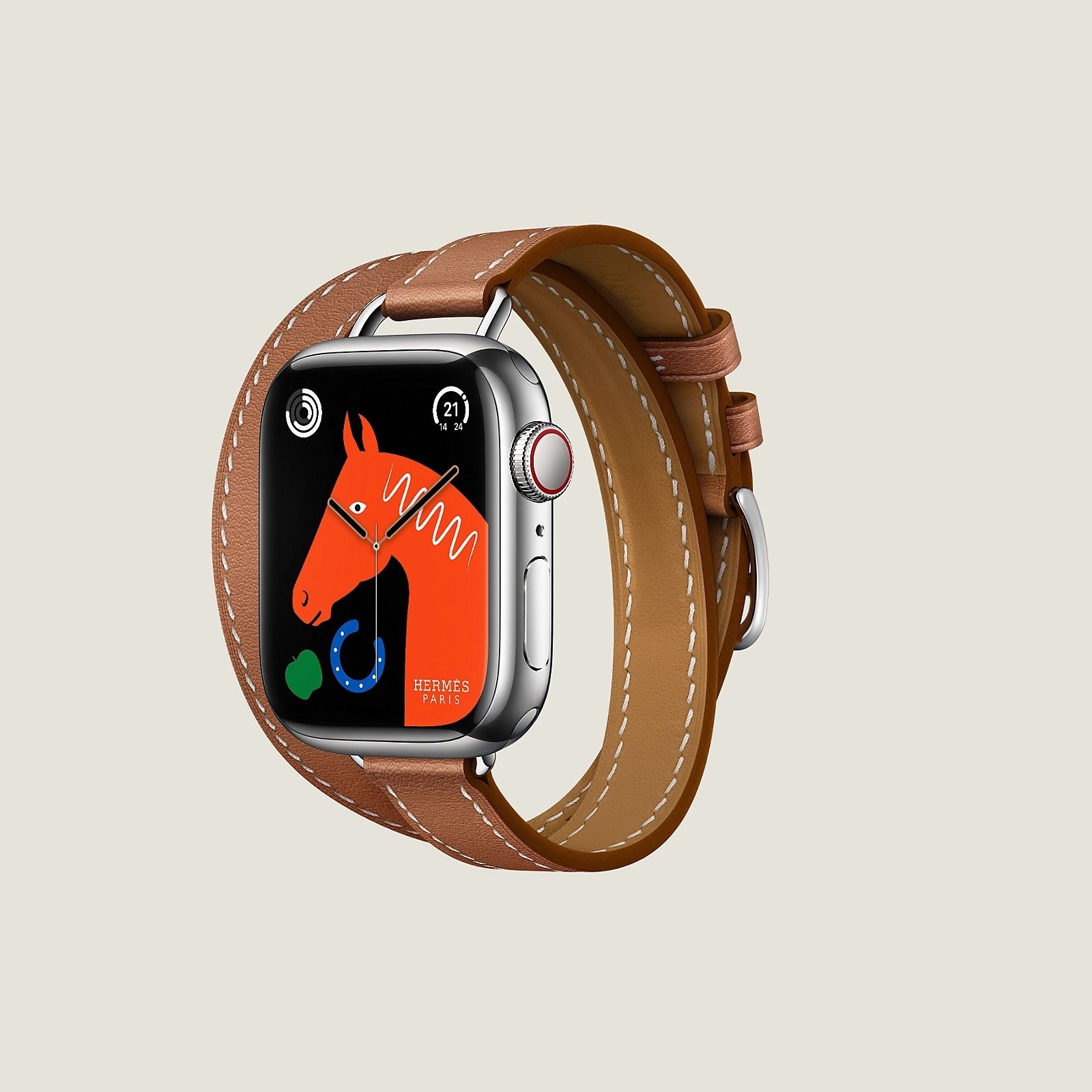 ビジネスでも》 エルメス Apple Watch レザー バンド 41mm (HERMES
