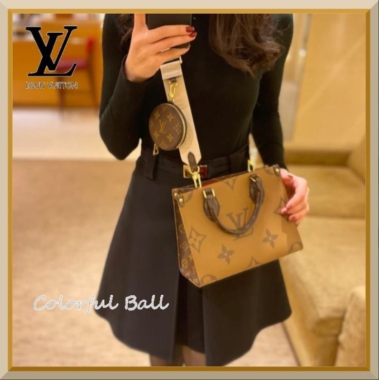 安心国内】Louis Vuitton オンザゴー PM ミニバッグ (Louis Vuitton