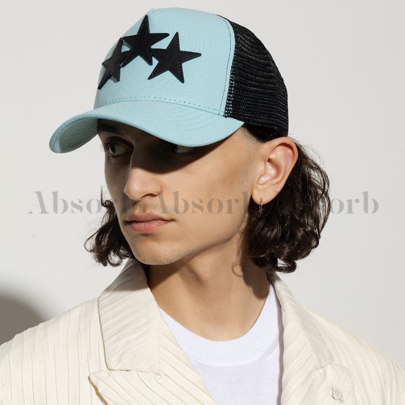 23AW NEW】AMIRI_men / 3 STAR TRUCKER キャップ / 2色 (AMIRI