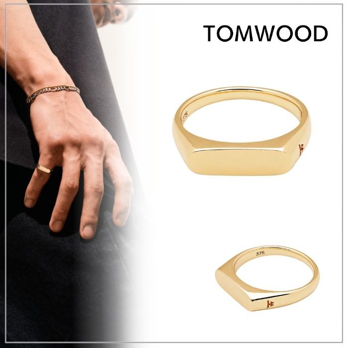 光沢感】Tom Woodトムウッド クヌートリングゴールド (Tom Wood/指輪