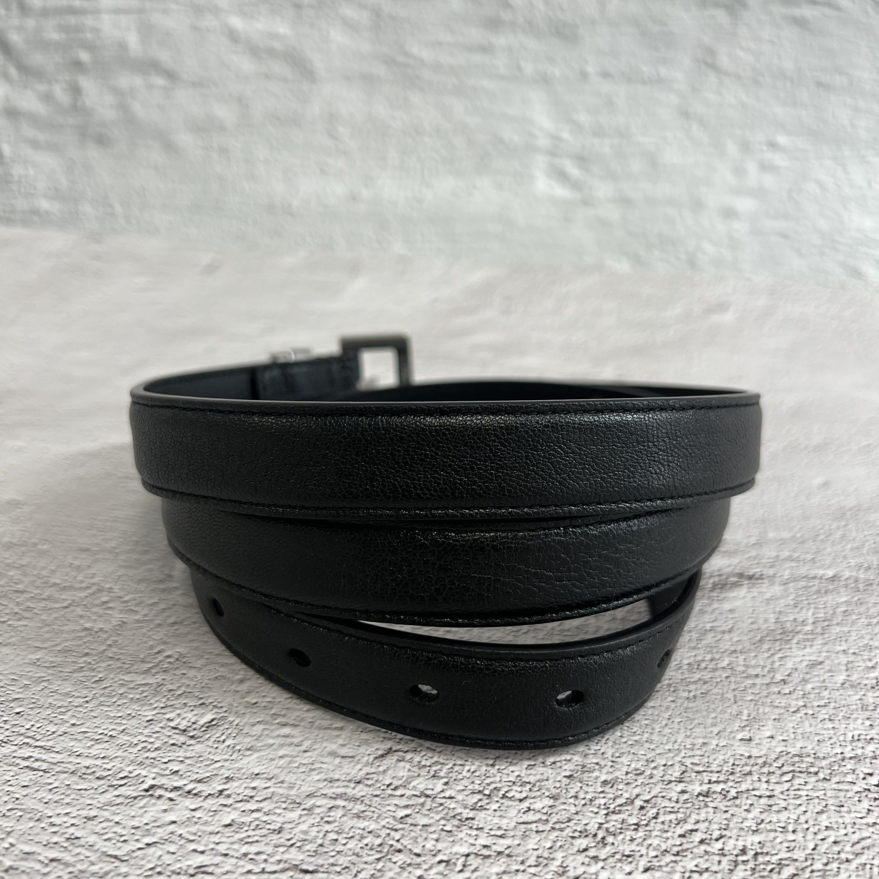 関税込☆SAINT LAURENT☆サンローラン メンズ カサンドラ ベルト