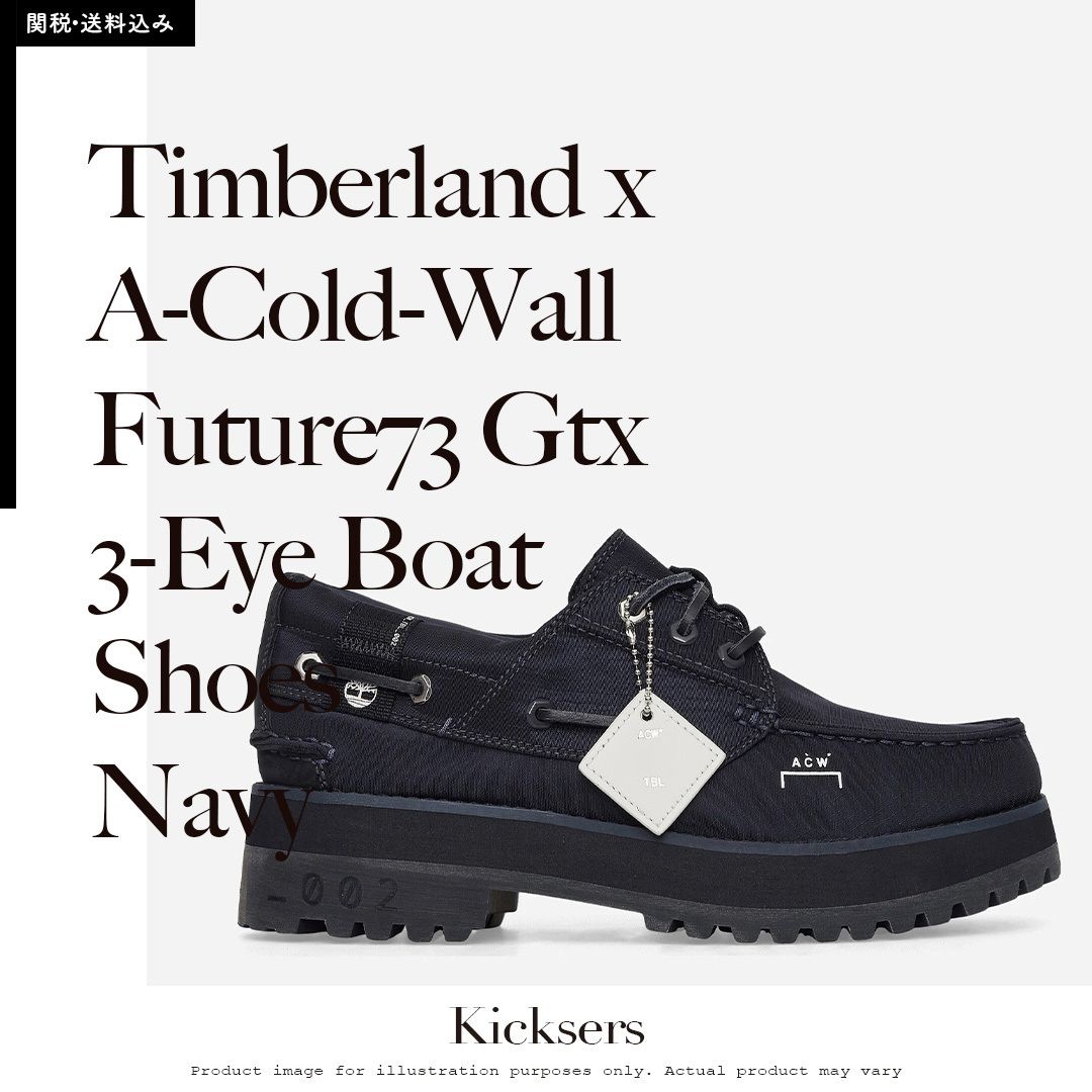 Timberland A-COLD-WALL Future73 Gore-Tex 3-Eye Boat Shoes