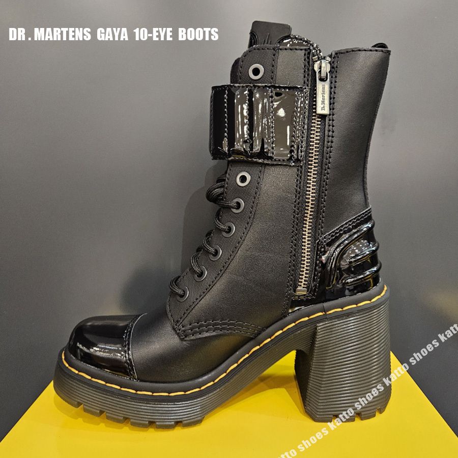Dr Martens☆GAYA 10 ホール ブーツ☆厚底☆チャンキーヒール (Dr