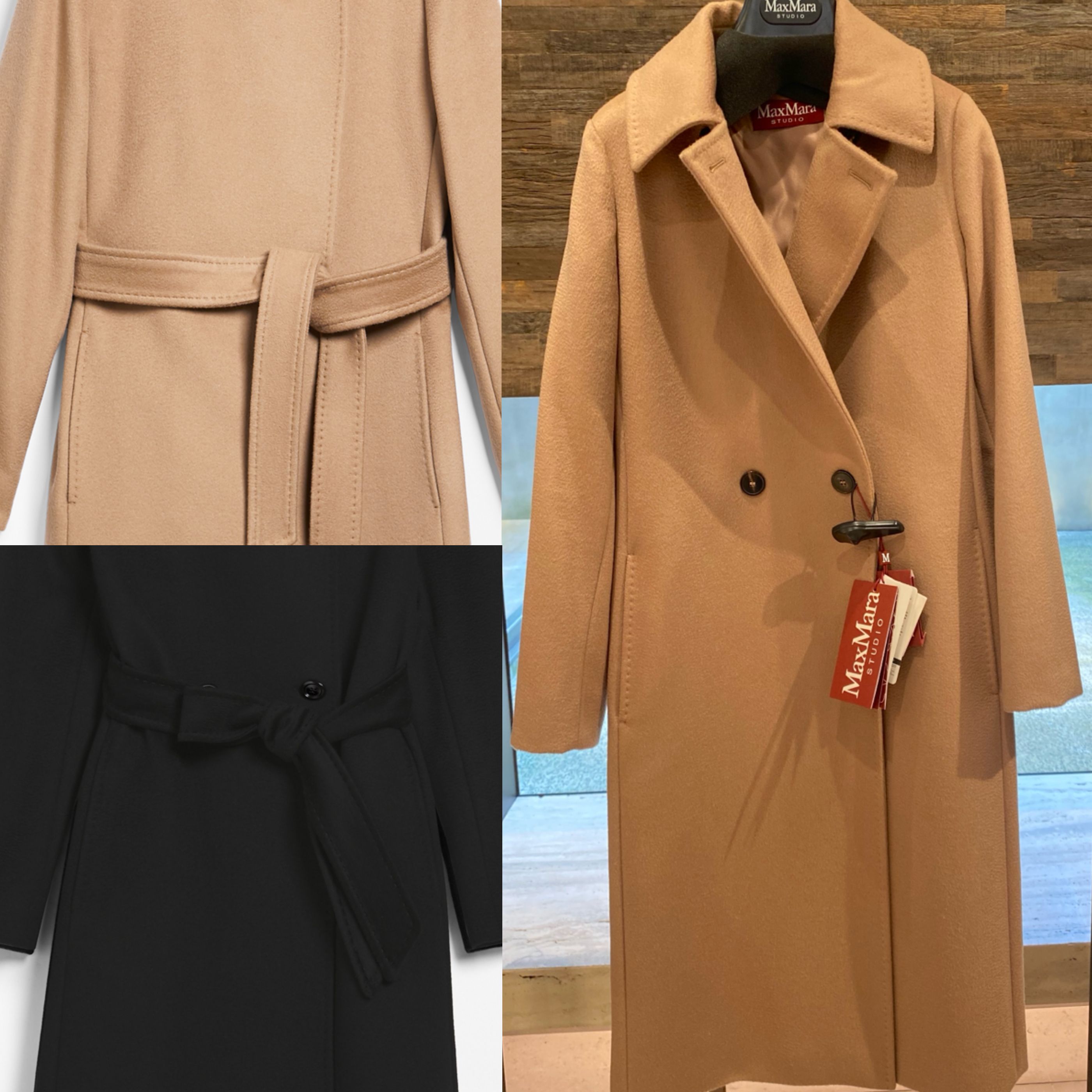 MaxMara Studio【定番】ダブルブレスト☆ウールコート☆ 全色 (Max