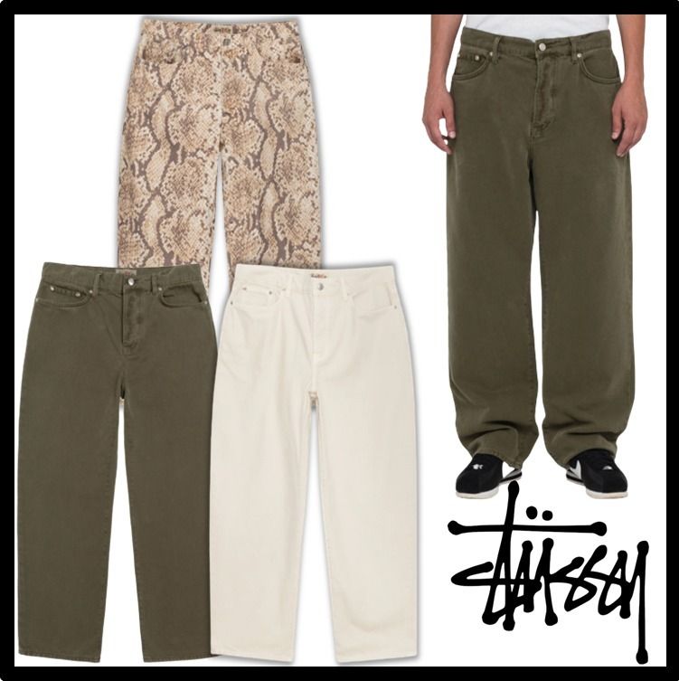 ☆送料・関税込☆Stussy☆BIG OL' JEAN WASHED CANVAS☆ (STUSSY