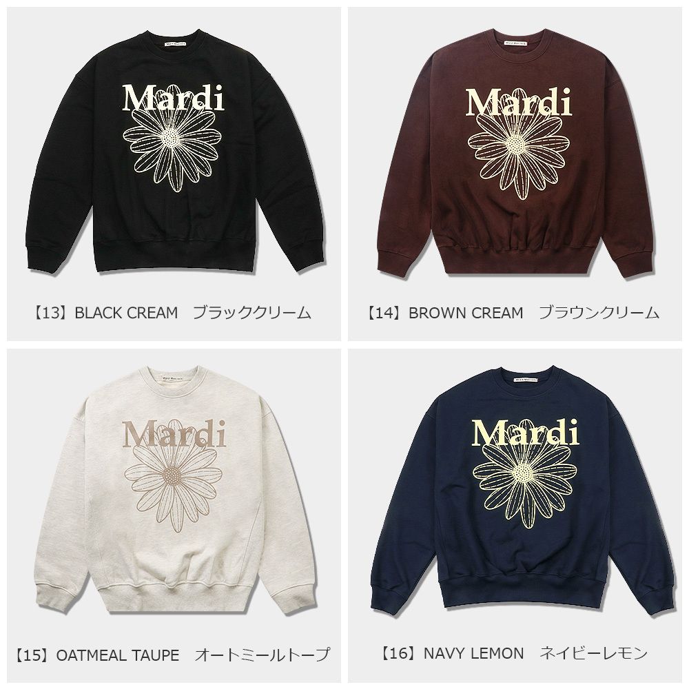 即発】マルディメクルディ トレーナー スウェットシャツ 韓国 (Mardi