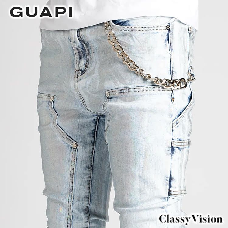 GUAPI DENIM PANT デニムパンツ (GUAPI/デニム・ジーパン) STEEL BLUE