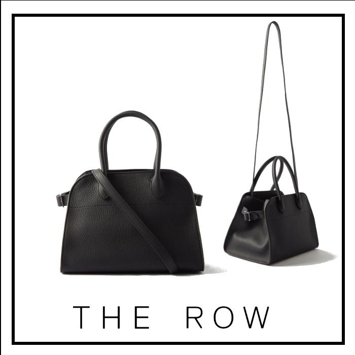 THEROW ブラック マルゴー10 グレインレザーバッグ 黒 洗練 (The Row