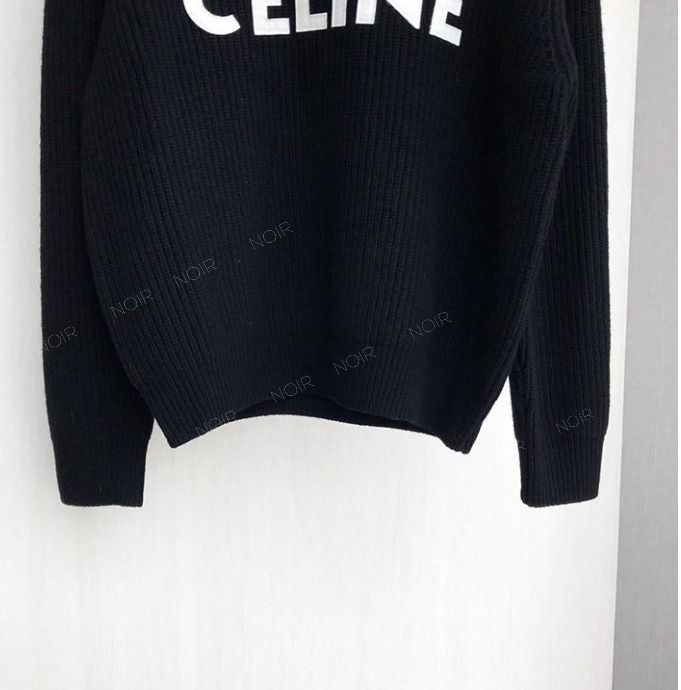 国内即発 CELINE オーバーサイズ セーター / リブ編みウール (CELINE