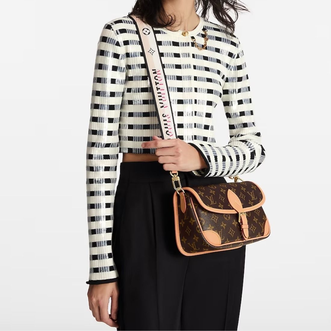 LOUIS VUITTON】ヴィンテージ風のディアヌ NM PM バッグ (Louis