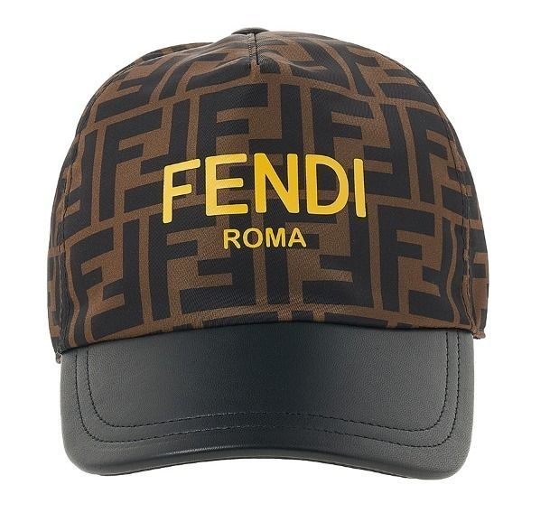 大人もOK♪ FENDI フェンディ ロゴ ベースボール キャップ (FENDI/帽子