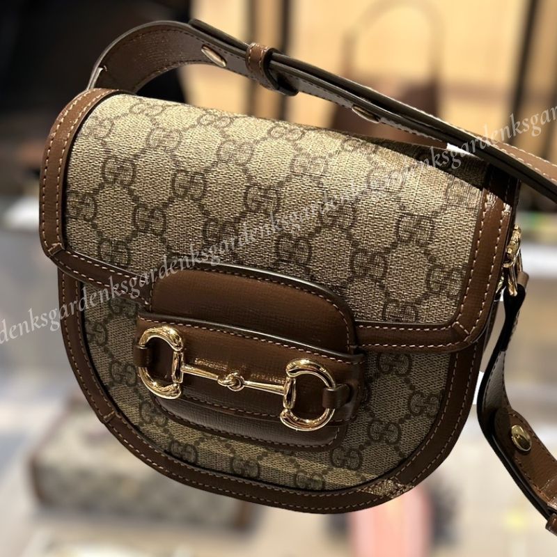 すぐ届く！GUCCI ホースビット 1955 ミニ ラウンドバッグ (GUCCI