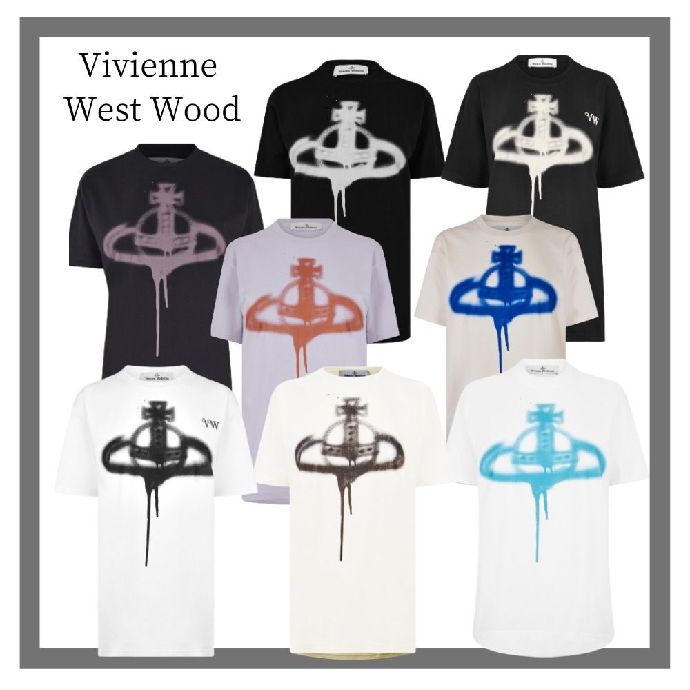 Vivienne Westwood】スプレード オーブ コットン Tシャツ (Vivienne