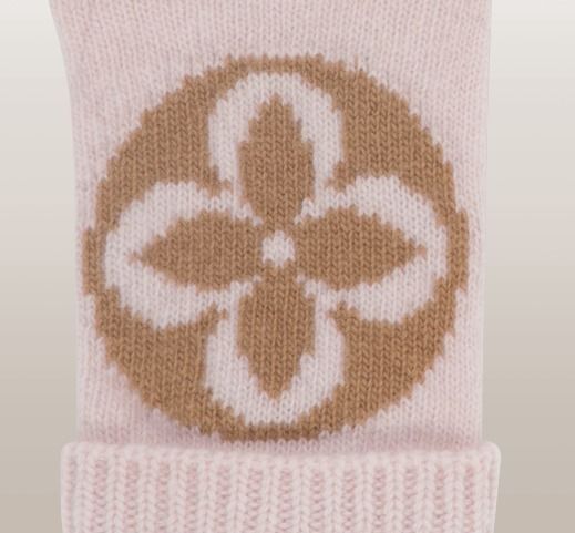 ギフトに最適 ヴィトン 手袋 グローブ 黒 ピンク アクセサリー (Louis