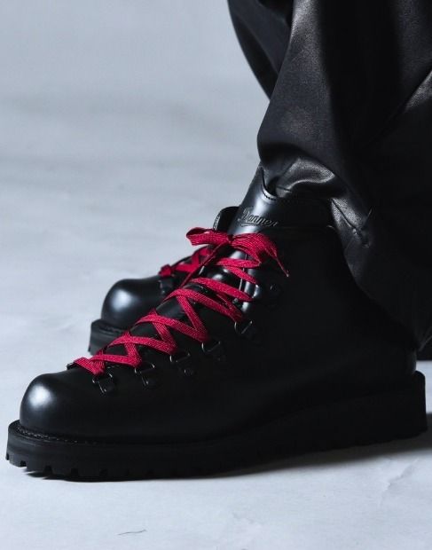 Yohji Yamamoto】Ground Y× Danner ハイキングレザーブーツ (Yohji