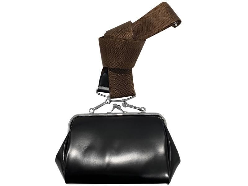 COMME DES GARCONS 限定 がま口ショルダーステアバッグ 2玉口 M (COMME