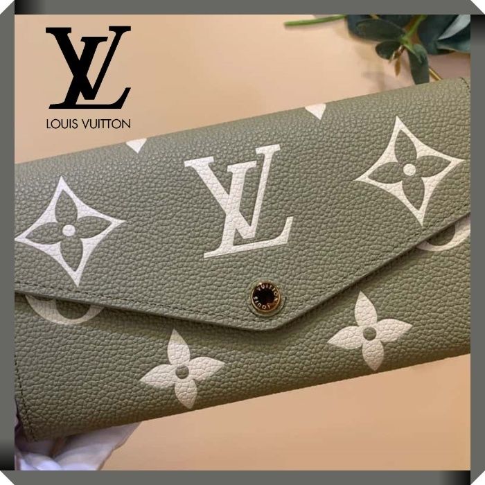 23新作☆Louis Vuitton☆サラ 長財布 ベージュ (Louis Vuitton/長財布
