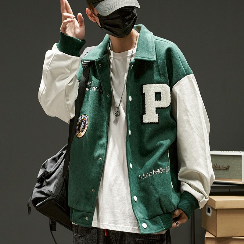 ユニセックス スタジャン おしゃれ 春秋アイテム 韓国 3色 M~XL