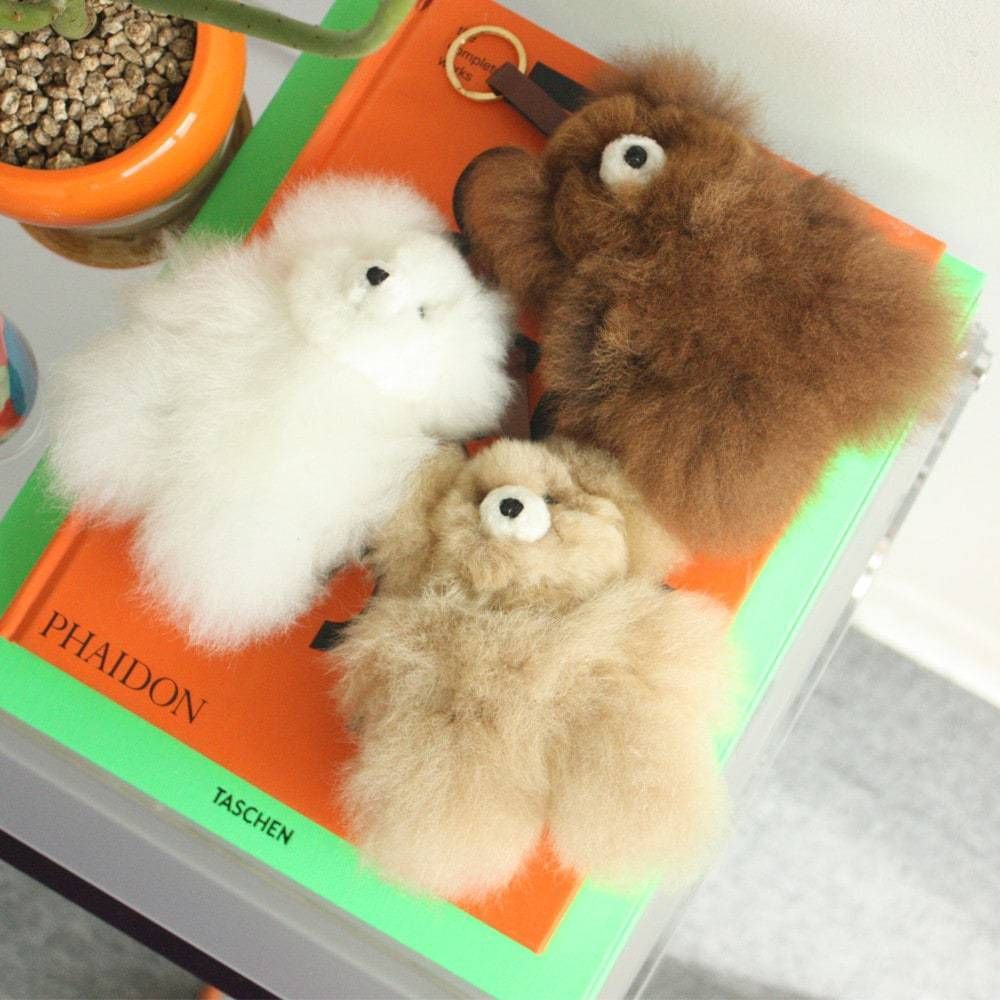 TXTボムギュ着用]ARTE SEOUL Alpaca Teddy bear Keyring (キーホルダー