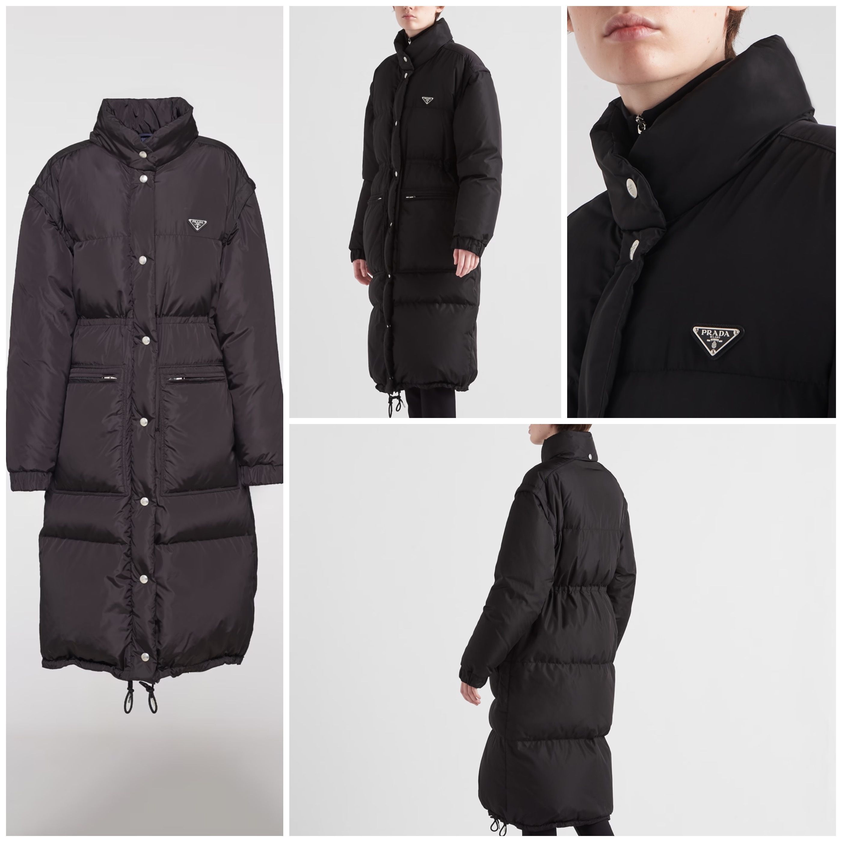 PRADA【入手困難】大人気 ☆リナイロン ロングダウンジャケット (PRADA