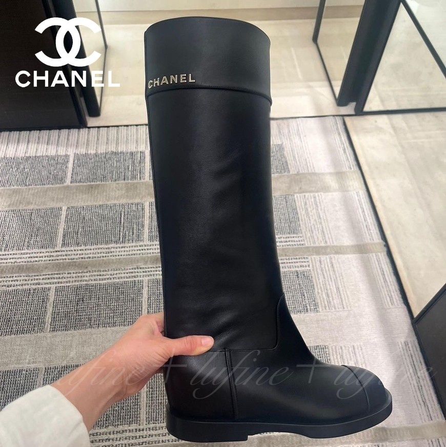 甘辛MIXコーデにぴったりの一足♪】CHANEL ロングブーツ (CHANEL