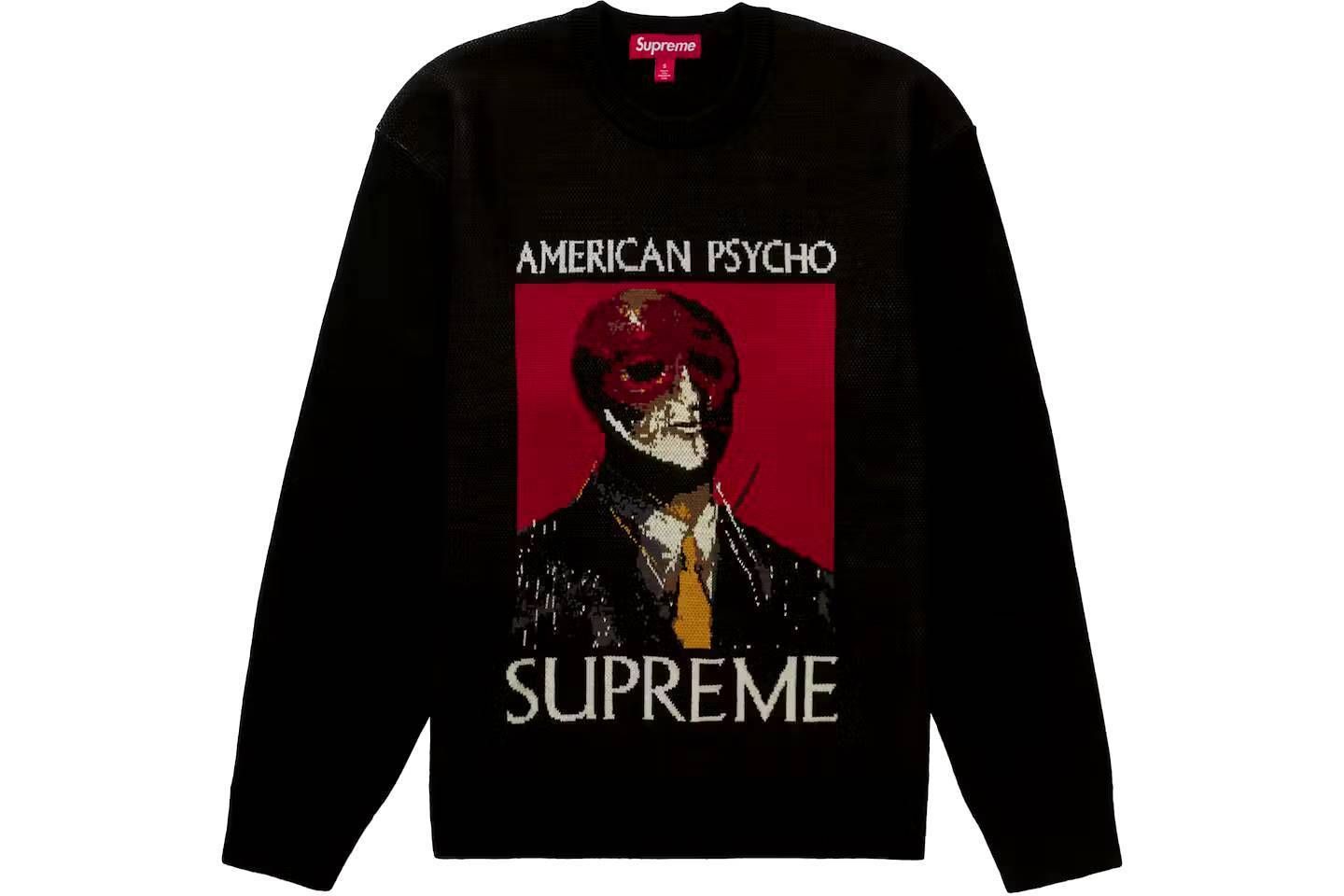 シュプリーム☆アメリカンサイコセーター☆American Psycho (Supreme
