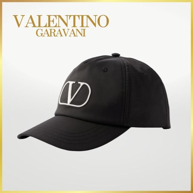 VALENTINO Garavani ] V-logo twill baseball cap☆関税送料込