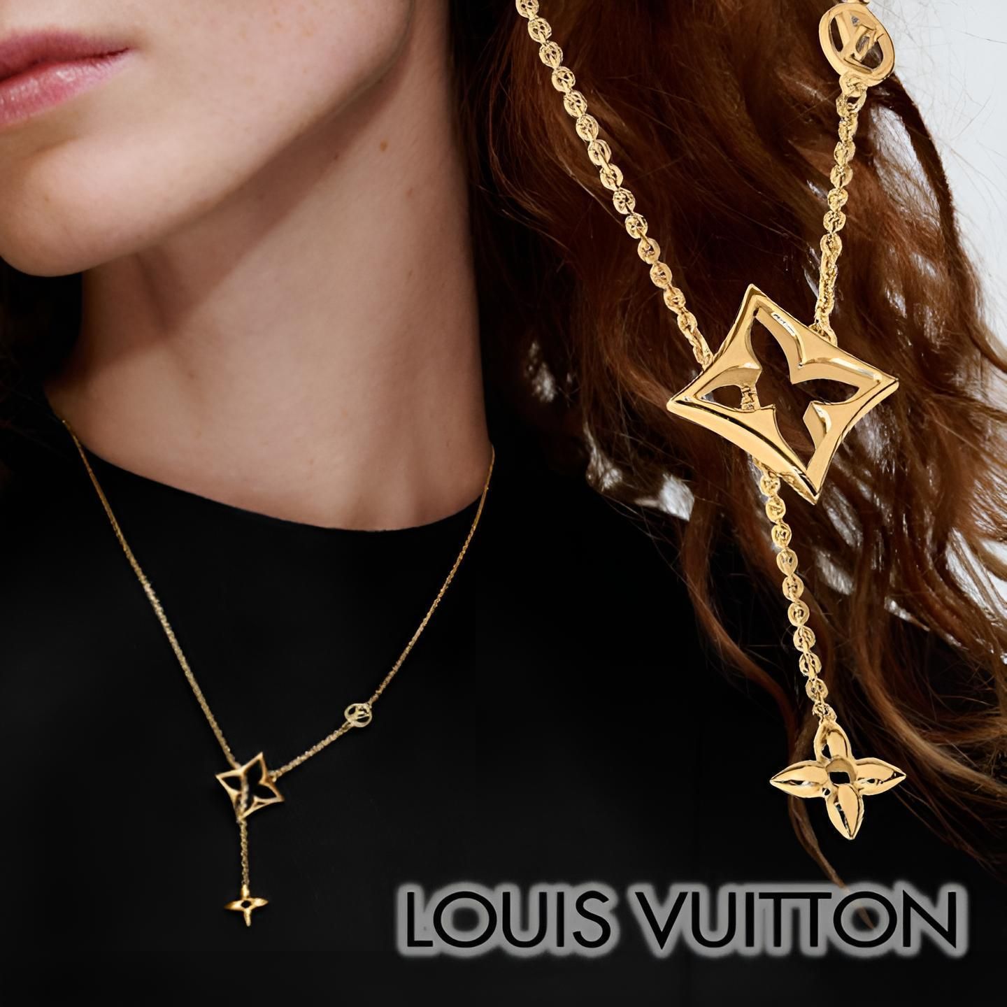 ☆大人気☆【Louis Vuitton】LV フラワーグラム ネックレス (Louis