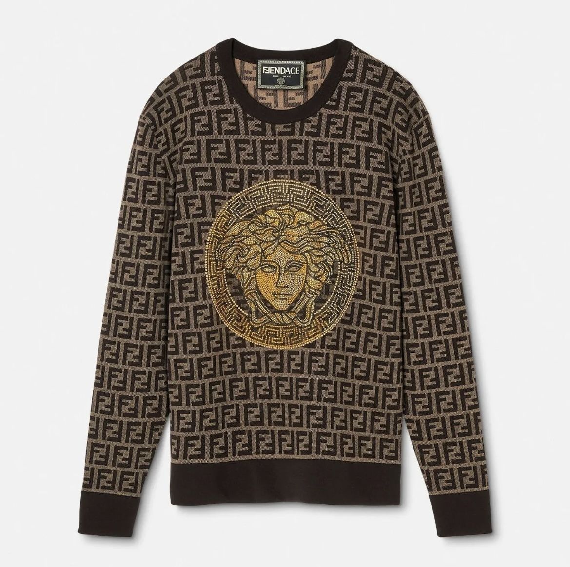 即発】FENDACE（FENDI x VERSACE）ニット (VERSACE/ニット・セーター