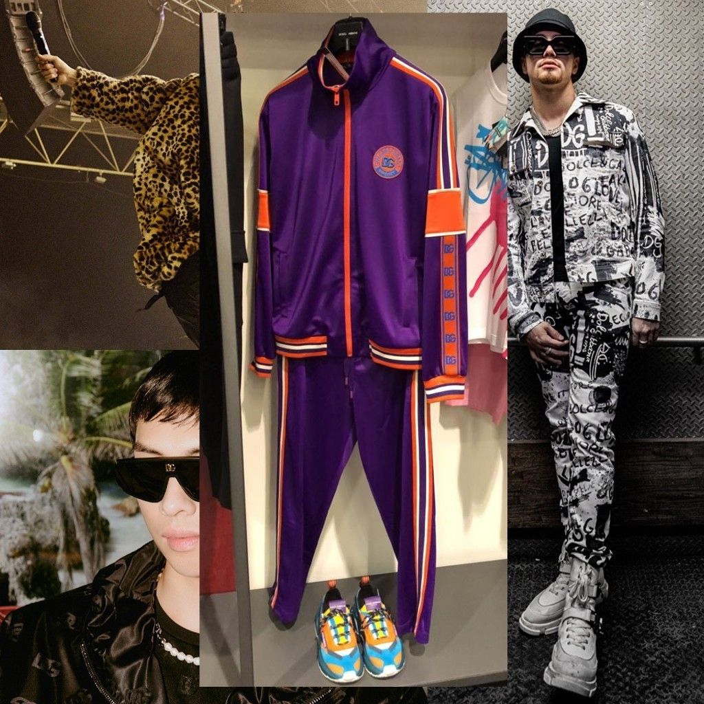 関税込 ドルチェ＆ガッバーナ セットアップ ジャージー DGロゴ (Dolce