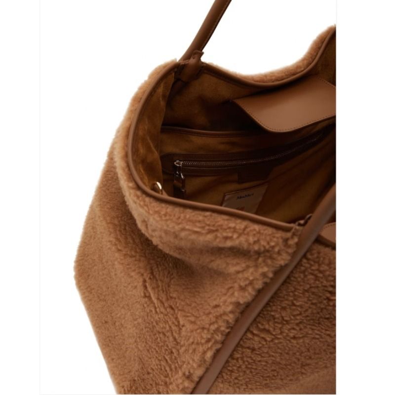 マックスマーラ テディベア ショッピングバッグ キャメル TMARIN (Max