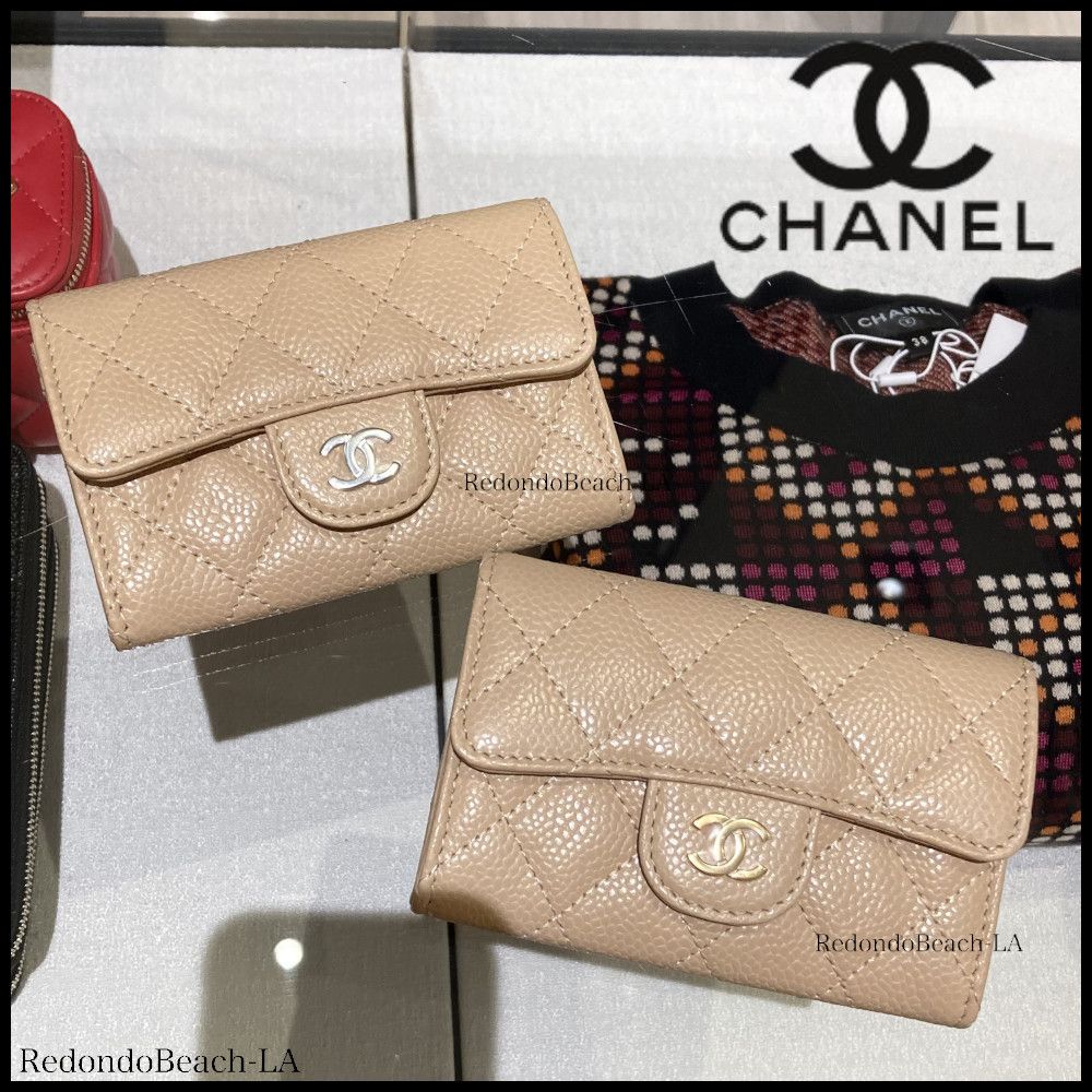 やっぱりベージュが好き】名刺入れにも☆CHANEL☆カードケース (CHANEL
