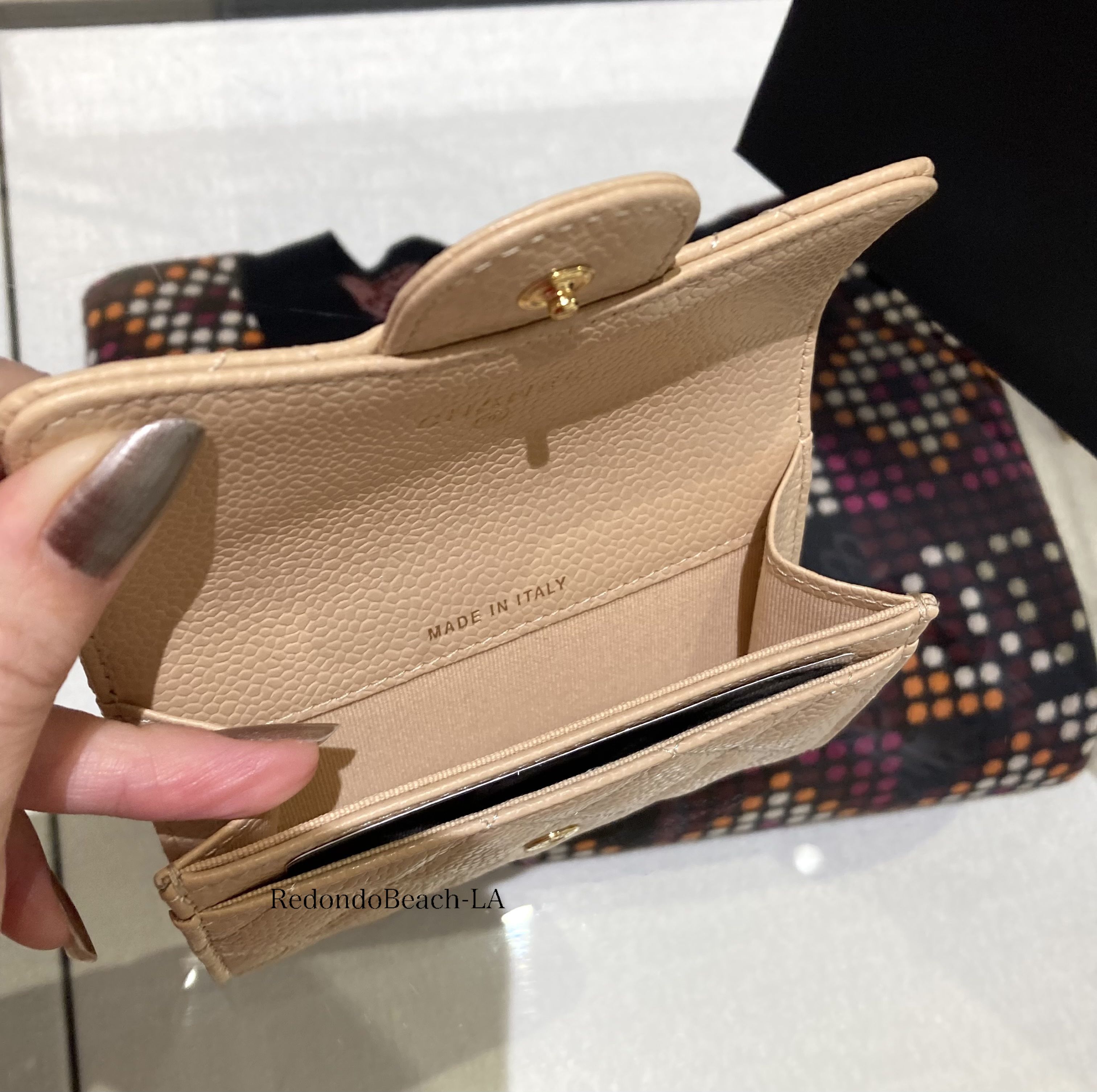 やっぱりベージュが好き】名刺入れにも☆CHANEL☆カードケース (CHANEL