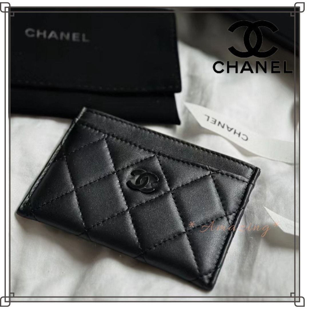 大人気☆CHANEL☆So Black クラシック カードケース 黒 (CHANEL/カード