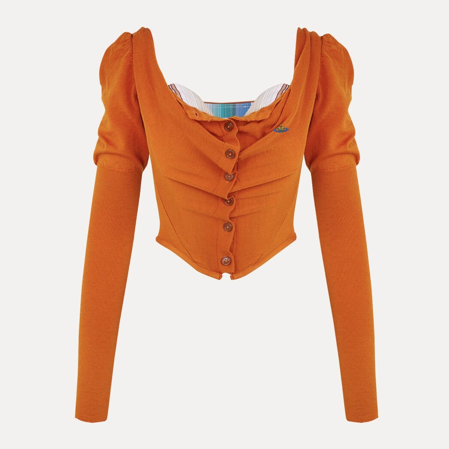 ☆vivienne westwood☆BEA 長袖 ロゴ コルセット&カーディガン