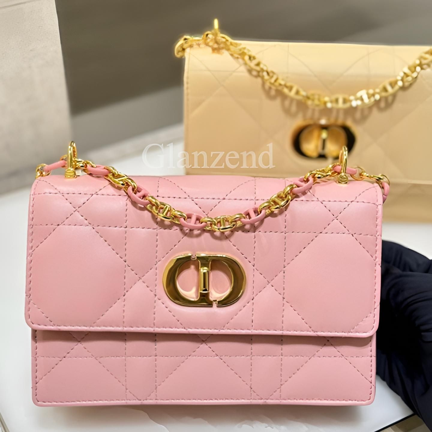 エレガント♪【Dior】《Miss Caro》マクロカナージュ ミニバッグ (Dior