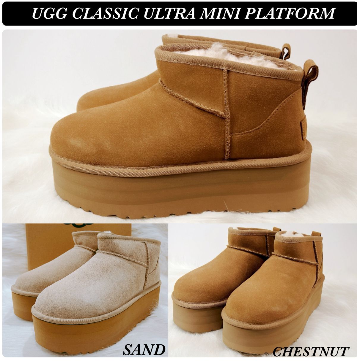 UGG CLASSIC ULTRA MINI PLATFORM☆ウルトラ ミニ 厚底/送料込 (UGG