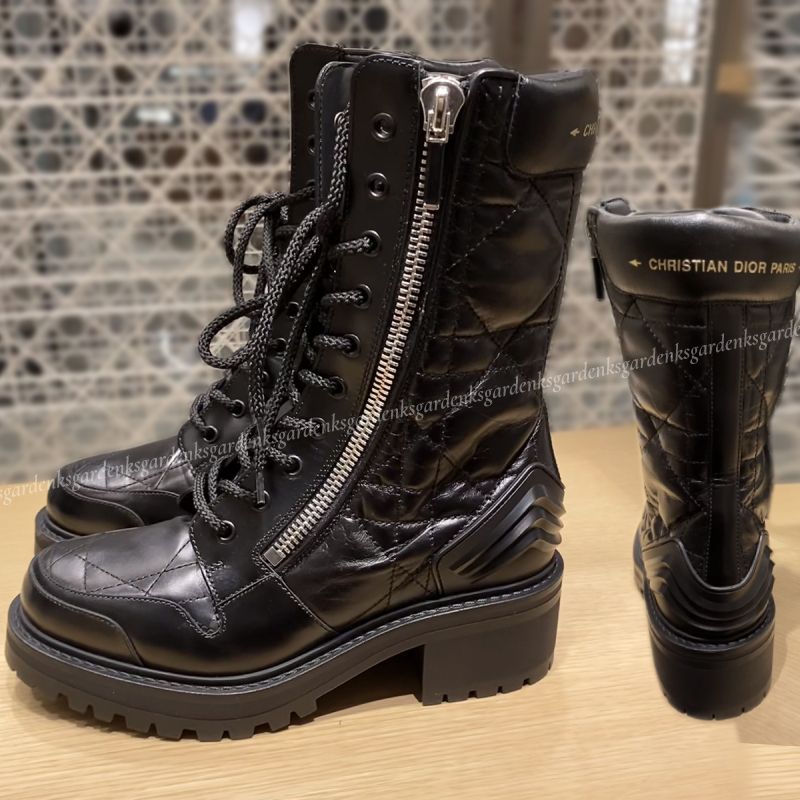 すぐ届く！DIOR D-LEADER ショートブーツ カナージュ (Dior/ショート