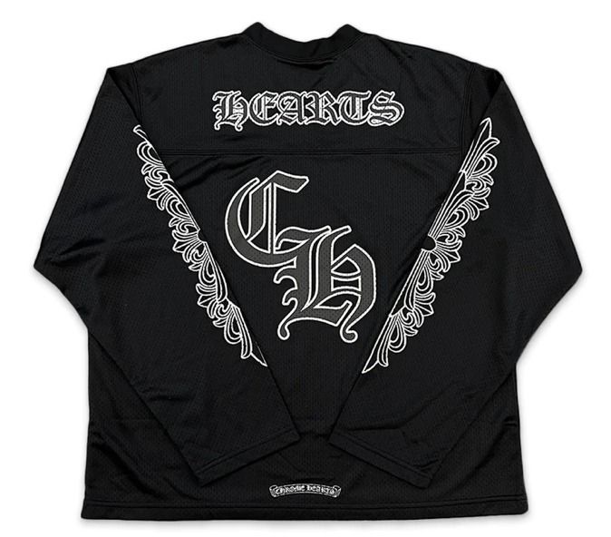 CHROME HEARTS MESH WARM UP JERSEY メッシュ クロス ロンT (CHROME