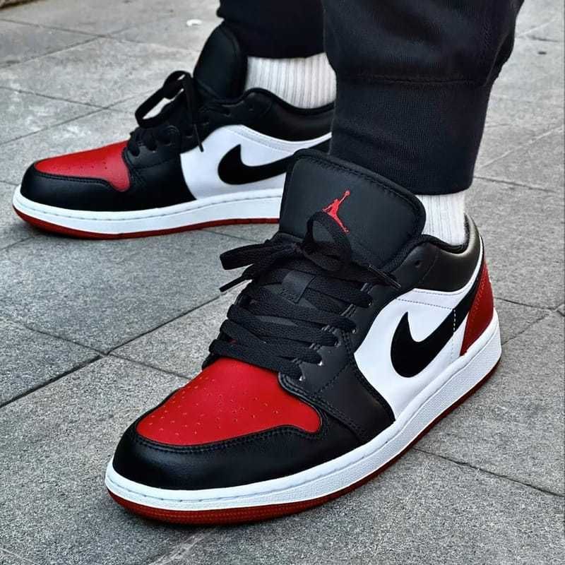 ナイキ エアジョーダン1 ロー Nike Air Jordan 1 Low Bred Toe (Nike